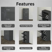 Solace 3 Tier Shoe Rack